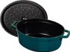 Zwilling Staub Cocotte Gusseisen Oval 33cm La Mer Produktbild-Vorschau 3