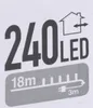 Oświetlenie LED | lampki choinkowe | 240 diod LED | 18 Podgląd zdjęcia produktu 16