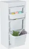 A white storage unit with four drawers, filled with toys and stuffed animals. Anteprima dell’immagine prodotto