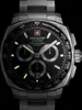 SWISS MILITARY HANOWA Herenhorloge, quartz, zilver/zwart, Productafbeelding-voorbeeld 9