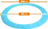 Aga Kryt pružin pro trampolínu s vnitřní sítí 366 cm Světle Náhled obrázku produktu 2
