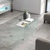 SUGIFT Couchtisch Hartglas einteilig, Glastisch Sofatisch Produktbild-Vorschau 5