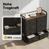 HOKEEPER Kommode, Schrank mit 8 Schubladen aus Stoff, Produktbild-Vorschau 3