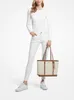 Michael Kors Jet Set Travel Large Zip Tote Vanilla Braun MK Produktbild-Vorschau 7