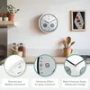 Mebus 52826 blanc horloge murale radiocommandée Voir les images du produit 12