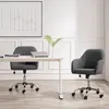 Two office chairs are shown in a well-lit office setting with a desk and a framed chart on the wall. Produktbild-Vorschau