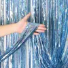 Rideau Lametta 2 x 1 m, bleu clair scintillant, Voir les images du produit 2