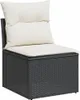 The Living Store 9-tlg. Garten-Sofagarnitur mit Kissen Produktbild-Vorschau 7