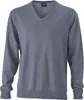 Klassischer Baumwoll-Pullover grey-heather, Gr. M Produktbild-Vorschau 2