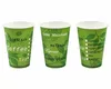 75x  Automatenbecher Kaffeebecher Pappbecher 80mm Ø   Green Produktbild-Vorschau 2