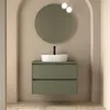 Badezimmermöbel BALTIC 800 2 Schubladen GREEN SATIN + Produktbild-Vorschau 1
