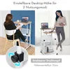 COSTWAY 2-in-1 Laptoptisch & Schreibtisch, Bürotisch auf Produktbild-Vorschau 4