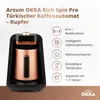 ARZUM ESPRESSOKANNE mit MILCHAUFSCHÄUMER Kaffeemaschine Náhľad obrázku produktu 2