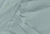 A close-up view of a mint-colored fitted sheet, showing the elasticized edge. Produktbild-Vorschau
