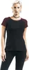 RED by EMP Damen schwarz-rotes Basic T-Shirt in körpernaher Produktbild-Vorschau 4