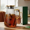 Kuketo | Szklany czajniczek z sitkiem 1,8 l - Żaroodporny Podgląd zdjęcia produktu 2