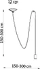 EDISON 1 LONG lampada a sospensione Nero Sollux Lighting Anteprima dell’immagine prodotto 5
