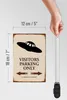 Holzschild Spruch 12x18cm Visitors Parking only Ufo Produktbild-Vorschau 6