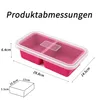 Silikon-Gefrierbehälter mit Deckel – Portionsformen für Produktbild-Vorschau 2