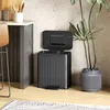 HOMCOM Mülleimer Küche 2 x 20 Liter Treteimer mit Produktbild-Vorschau 9
