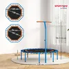 SPORTNOW Fitness Trampolin klappbar Ø128 cm Mini Trampoline Produktbild-Vorschau 3