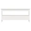 Predsieňová lavica biela 100x28x45 cm z masívneho Náhľad obrázku produktu 4