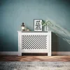 SONNI bílá Kryt chladiče 112 cm Křížová mřížka krytu Náhled obrázku produktu 1