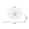 Ventilateur de plafond silencieux LED avec télécommande Voir les images du produit 4