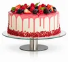 Relaxdays Tortenplatte drehbar, Standfuß, Kuchenplatte zum Produktbild-Vorschau 1