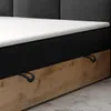 Boxspringbett STOCKHOLM Eiche Holz mit Bettkasten 180 x 200 Produktbild-Vorschau 4
