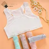 5 Mädchen Bustier Baumwolle Strass & Glitzer Sport BH Produktbild-Vorschau 3