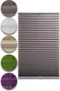 Deco4Me Plissee - 80 x 220 cm, Weiß Crush - blickdicht, Produktbild-Vorschau 3