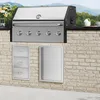 Nerezová dvířka pro přístup ke grilu - Vertikální dvířka na Náhled obrázku produktu 8