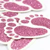 Oblique Unique 10 Konfetti Baby Füßchen für Mädchen Baby Produktbild-Vorschau 2