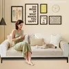 Copertura elastica antiscivolo per divano, beige, 90 x 160 Anteprima dell’immagine prodotto 2