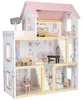 Holzpuppenhaus mit Möbeln, 78 cm, rosa, LED Produktbild-Vorschau 11