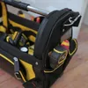 Close-up of a Stanley FatMax tool bag with a tape measure and other tools visible. Anteprima dell’immagine prodotto
