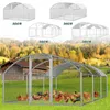 Faziango Hühnerstall 3 x 6 x 2 m, großes Freilaufgehege mit Produktbild-Vorschau 1