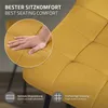 ML-Design Esszimmerstühle 2er Set Senfgelb, Produktbild-Vorschau 4