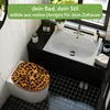 banjado Design Deska sedesowa Bambus 44x38x5cm - Leopard - Podgląd zdjęcia produktu 5