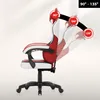 Gaming Stuhl Huzaro Force 2.7 Red – ergonomischer Velours Produktbild-Vorschau 5