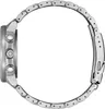 Side view of a silver watch with a metal band. Produktbild-Vorschau