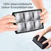 Eiswürfelform Silikon Eiswürfelbehälter mit Deckel - Produktbild-Vorschau 6
