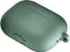 A green silicone case for Apple AirPods Pro 2 is shown against a white background. Produktbild-Vorschau