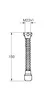 GROHE Schlauchauslauf 13911, Innengewinde M 22 x 1, 150 mm, Produktbild-Vorschau 1
