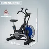 MAXXUS® Air Bike 90 Pro mit Luftwiderstand, LCD und 160 kg Produktbild-Vorschau 7