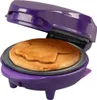 BESTRON Mini Waffeleisen "Geist", Retrodesign, 550 W, lila Produktbild-Vorschau 1