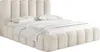 Polsterbett 140x200 mit Bettkasten und Lattenrost – Weiß Produktbild-Vorschau 1