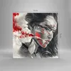 Bilder auf glas - Frau Gesicht Kunst - 70x70cm - Glasbilder Produktbild-Vorschau 3