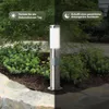 BRILLIANT zewnętrzna lampa bazowa z gniazdem Chorus srebrny Podgląd zdjęcia produktu 9